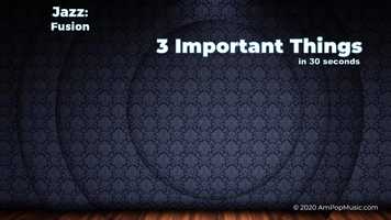 Free download AmPopMusic: 3 Important Things - Jazz - Fusion video and edit with RedcoolMedia movie maker MovieStudio video editor online and AudioStudio audio editor onlin