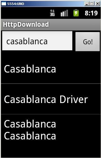 Download web tool or web app Android Movie Explorer