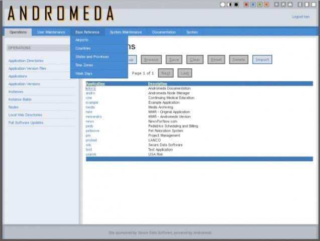 Download web tool or web app Andromeda Database Development System Download web tool or web app Andromeda Database Development System
