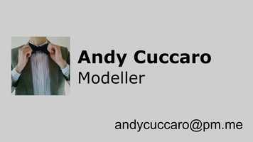 Free download Andy Cuccaro Modelling Reel video and edit with RedcoolMedia movie maker MovieStudio video editor online and AudioStudio audio editor onlin