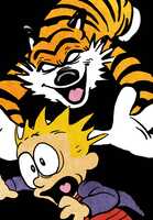 Free download Animated Calvin and Hobbes Slow-Motion Tackle video and edit with RedcoolMedia movie maker MovieStudio video editor online and AudioStudio audio editor onlin