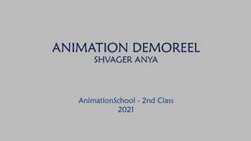 Free download Animation Demoreel. 2nd Class video and edit with RedcoolMedia movie maker MovieStudio video editor online and AudioStudio audio editor onlin
