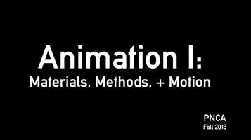 Free download Animation I - Materials, Methods,  Motion -PNCA Animated Arts - Fall 2018 video and edit with RedcoolMedia movie maker MovieStudio video editor online and AudioStudio audio editor onlin