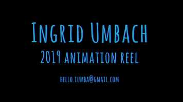 Free download Animation Reel 2019 - Ingrid Umbach video and edit with RedcoolMedia movie maker MovieStudio video editor online and AudioStudio audio editor onlin