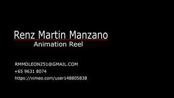 Free download Animation Showreel (2021) - Renz Manzano video and edit with RedcoolMedia movie maker MovieStudio video editor online and AudioStudio audio editor onlin