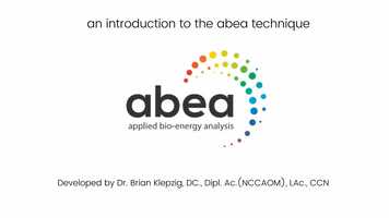 Free download An Introduction to abea technique.wmv video and edit with RedcoolMedia movie maker MovieStudio video editor online and AudioStudio audio editor onlin