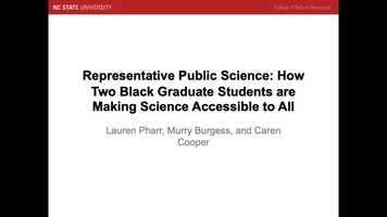 Free download AOS21-(510205) Representative public science How two black grad students are making science accessible to all video and edit with RedcoolMedia movie maker MovieStudio video editor online and AudioStudio audio editor onlin