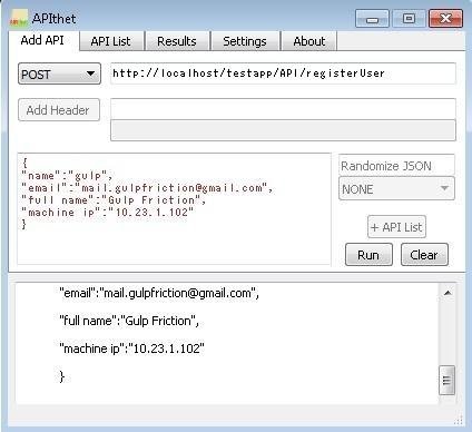 Download web tool or web app APIthet