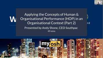 Free download Applying the Concepts of Human  Organisational Performance (HOP) in an Organisational Context (Part 2) video and edit with RedcoolMedia movie maker MovieStudio video editor online and AudioStudio audio editor onlin