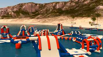 Free download aquafun beach  3D animation video and edit with RedcoolMedia movie maker MovieStudio video editor online and AudioStudio audio editor onlin