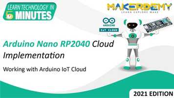 Free download Arduino Nano RP2040 Cloud Implementation video and edit with RedcoolMedia movie maker MovieStudio video editor online and AudioStudio audio editor onlin