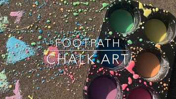 Free download ART CLUB Footpath Chalk Art video and edit with RedcoolMedia movie maker MovieStudio video editor online and AudioStudio audio editor onlin