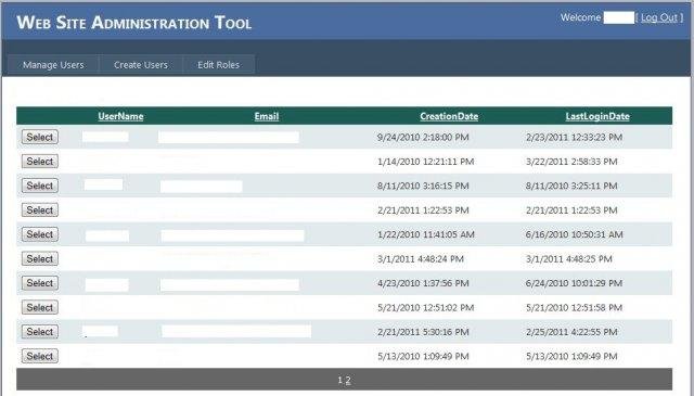 Download web tool or web app ASP.NET Web Site Administration Tool 