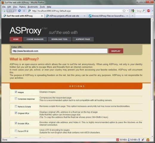 Download web tool or web app ASProxy Download web tool or web app ASProxy