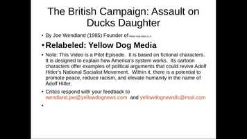 Free download Assault On Ducks Daughter Trailer Relabeled video and edit with RedcoolMedia movie maker MovieStudio video editor online and AudioStudio audio editor onlin