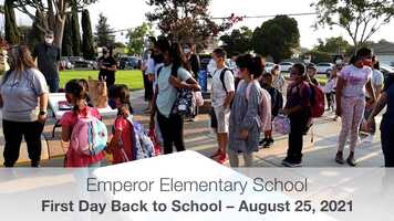 Free download August 25, 2021  Emperor Elementary School First Day Back In-Person video and edit with RedcoolMedia movie maker MovieStudio video editor online and AudioStudio audio editor onlin