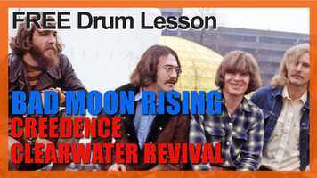 Free download ★ Bad Moon Rising (Creedence Clearwater Revival) ★ FREE Video Drum Lesson | How To Play SONG (Doug) video and edit with RedcoolMedia movie maker MovieStudio video editor online and AudioStudio audio editor onlin