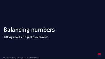 Free download Balancing numbers - part 1 video and edit with RedcoolMedia movie maker MovieStudio video editor online and AudioStudio audio editor onlin