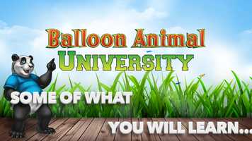 Free download Balloon Animal University Learn how to make balloon animals with our starter kit video and edit with RedcoolMedia movie maker MovieStudio video editor online and AudioStudio audio editor onlin