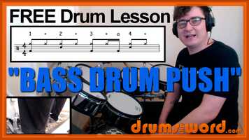 Free download ★ Bass Drum Push ★ FREE Video Drum Lesson | How To Play DRUM BEAT video and edit with RedcoolMedia movie maker MovieStudio video editor online and AudioStudio audio editor onlin