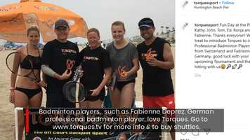 Free download Beach Badminton Players Will Love Torques, The New Off-Court Racquet Sport video and edit with RedcoolMedia movie maker MovieStudio video editor online and AudioStudio audio editor onlin