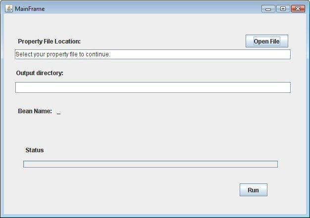 Download web tool or web app BeanBuilder-a database code generator.