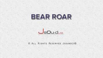 Free download Bear Roar video and edit with RedcoolMedia movie maker MovieStudio video editor online and AudioStudio audio editor onlin