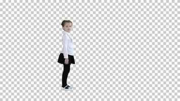 Free download Beautiful Little Girl in Dress Walking By, Alpha Channel | Stock Footage - Videohive video and edit with RedcoolMedia movie maker MovieStudio video editor online and AudioStudio audio editor onlin
