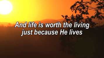 Free download Because He Lives I Can Face Tomorrow - Worship Song With Lyrics.mp4 video and edit with RedcoolMedia movie maker MovieStudio video editor online and AudioStudio audio editor onlin