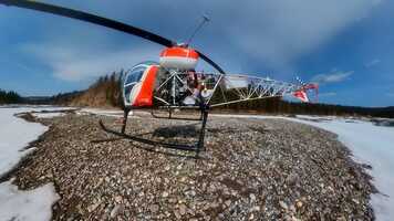 Free download Bell 47 Helicopter  Drone River Run - no music video and edit with RedcoolMedia movie maker MovieStudio video editor online and AudioStudio audio editor onlin