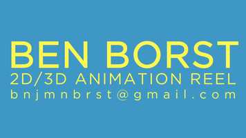 Free download Ben Borst 2d/3d Animation Reel video and edit with RedcoolMedia movie maker MovieStudio video editor online and AudioStudio audio editor onlin