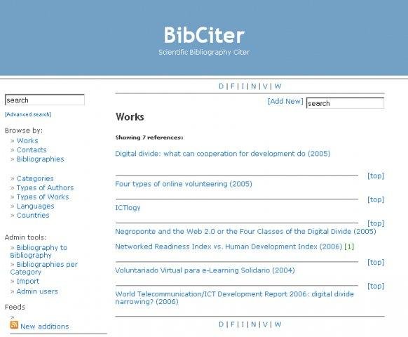 Download web tool or web app BibCiter