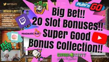 Free download Big Bet!! 20 Slot Bonuses!! Super Good Bonus Collection!! video and edit with RedcoolMedia movie maker MovieStudio video editor online and AudioStudio audio editor onlin