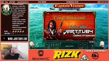 Free download Big Win From Captain Venture Treasures Of The Sea Slot!!.mp4 video and edit with RedcoolMedia movie maker MovieStudio video editor online and AudioStudio audio editor onlin