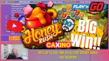 Free download Big Win From Honey Rush Slot!! video and edit with RedcoolMedia movie maker MovieStudio video editor online and AudioStudio audio editor onlin
