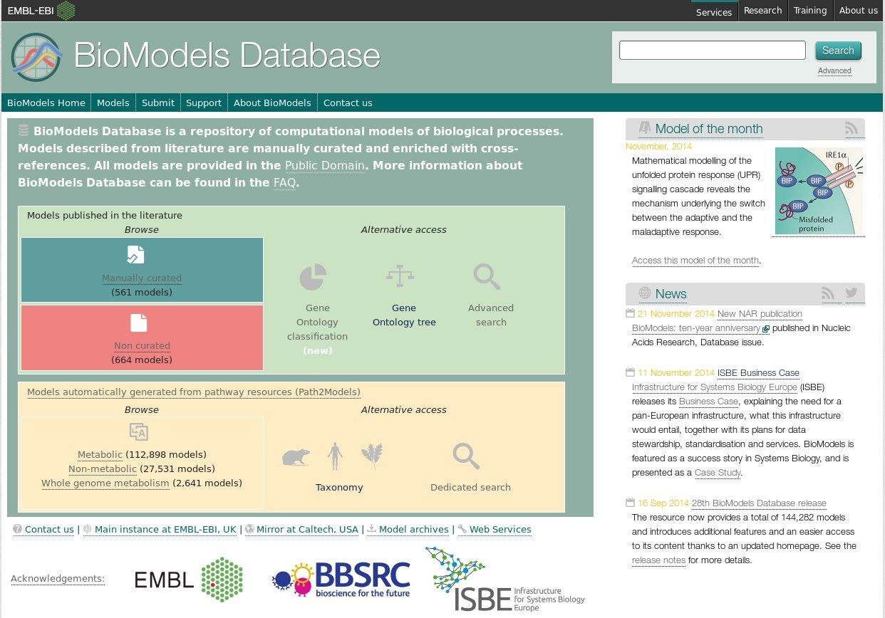 Download web tool or web app BioModels Database Download web tool or web app BioModels Database