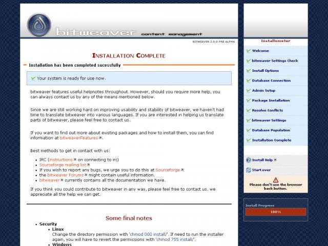 Download web tool or web app bitweaver