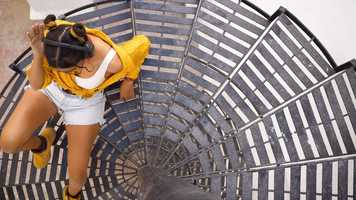 Free download #BLM: Avraham Kerendian woman-listens-to-music-on-headphones video and edit with RedcoolMedia movie maker MovieStudio video editor online and AudioStudio audio editor onlin