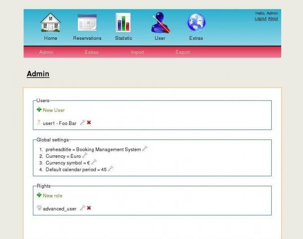 Download web tool or web app Booking Management System