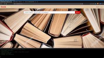 Free download Book website presentation (CS50W project1) video and edit with RedcoolMedia movie maker MovieStudio video editor online and AudioStudio audio editor onlin