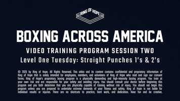 Free download Boxing Across America 02 (Level One Tuesday): Straight Punches 1s  2s video and edit with RedcoolMedia movie maker MovieStudio video editor online and AudioStudio audio editor onlin