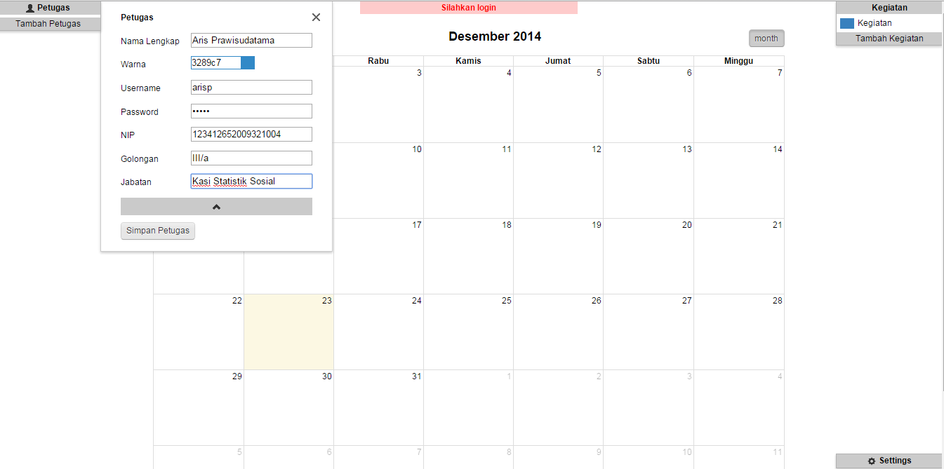 Download web tool or web app BPSTaskCalendar