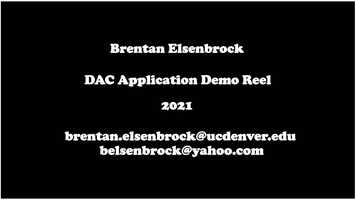 Free download Brentan Elsenbrock DAC Demo Reel: 2021 video and edit with RedcoolMedia movie maker MovieStudio video editor online and AudioStudio audio editor onlin