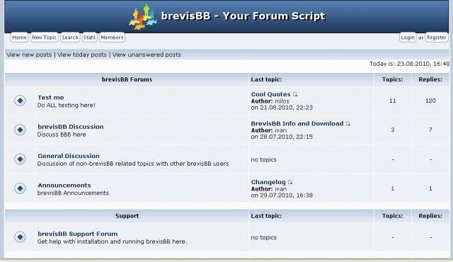 Download web tool or web app brevisBB