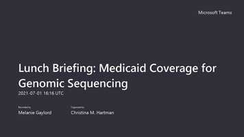 Free download Briefing: Medicaid Coverage for Genomic Sequencing - July 01, 2021 video and edit with RedcoolMedia movie maker MovieStudio video editor online and AudioStudio audio editor onlin
