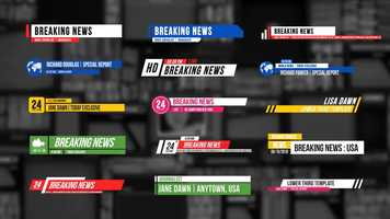 Free download Broadcast Lower Thirds After Effects Templates video and edit with RedcoolMedia movie maker MovieStudio video editor online and AudioStudio audio editor onlin