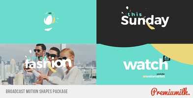 Free download Broadcast Motion Shapes Package | After Effects Project Files - Videohive template video and edit with RedcoolMedia movie maker MovieStudio video editor online and AudioStudio audio editor onlin