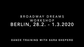 Free download Broadway Dreams Dance Training with Sara Sheperd video and edit with RedcoolMedia movie maker MovieStudio video editor online and AudioStudio audio editor onlin