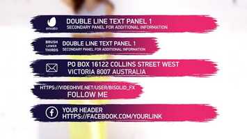 Free download Brush Colorful Lower Thirds | After Effects Project Files - Videohive template video and edit with RedcoolMedia movie maker MovieStudio video editor online and AudioStudio audio editor onlin