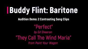 Free download Buddy Flint (Baritone) Contrasting Song Audition Demo, (Mobile 602-799-7658) video and edit with RedcoolMedia movie maker MovieStudio video editor online and AudioStudio audio editor onlin